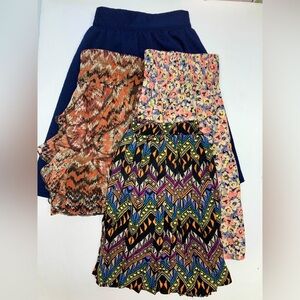 Women’s Skirts (Set of 4), Small, Multicolored